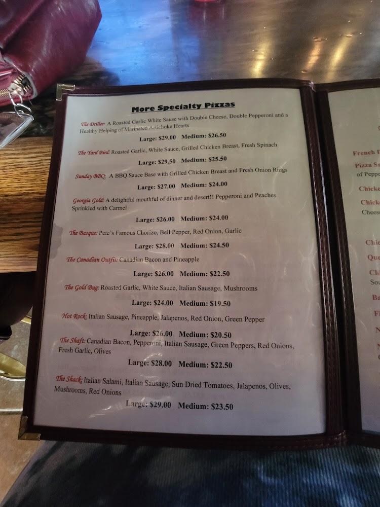 Gold Diggers Saloon and Grub House Menu image 3